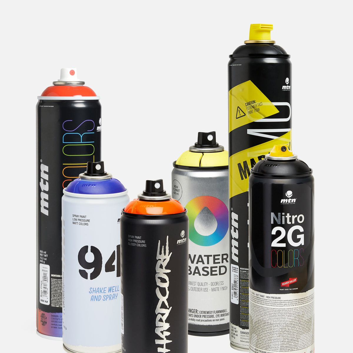 Explore the creative freedom of Montana MTN Spray Cans