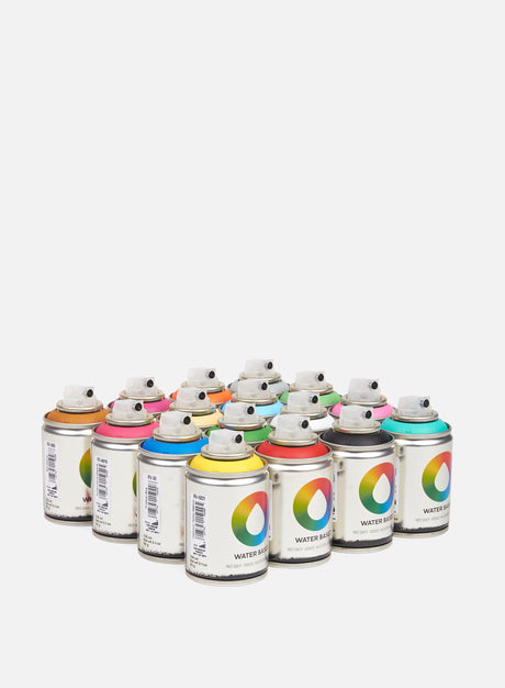 Montana Water Based 100 ml Workshop 16 Pack. (Spray Graffiti)