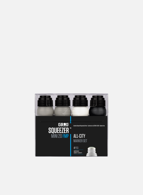 Grog Squeezer Mini 20 FMP All-City Set 4 Pcs. (Squeeze Marker)