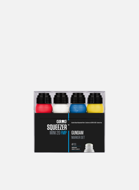 Grog Squeezer Mini 20 FMP Gundam Set 4 Pcs. (Squeeze Marker)