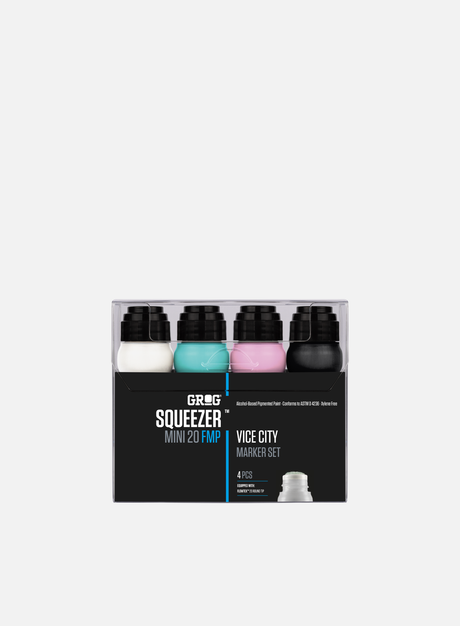 Grog Squeezer Mini 20 FMP Vice City Set 4 Pcs. (Squeeze Marker)