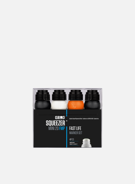 Grog Squeezer Mini 20 FMP Fast Life Set 4 Pcs. (Set Marker Graffiti)