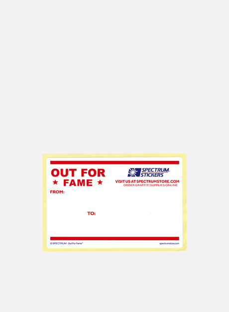 Spectrum Out For Fame Stickers 100 pcs. (Accessori Graffiti)