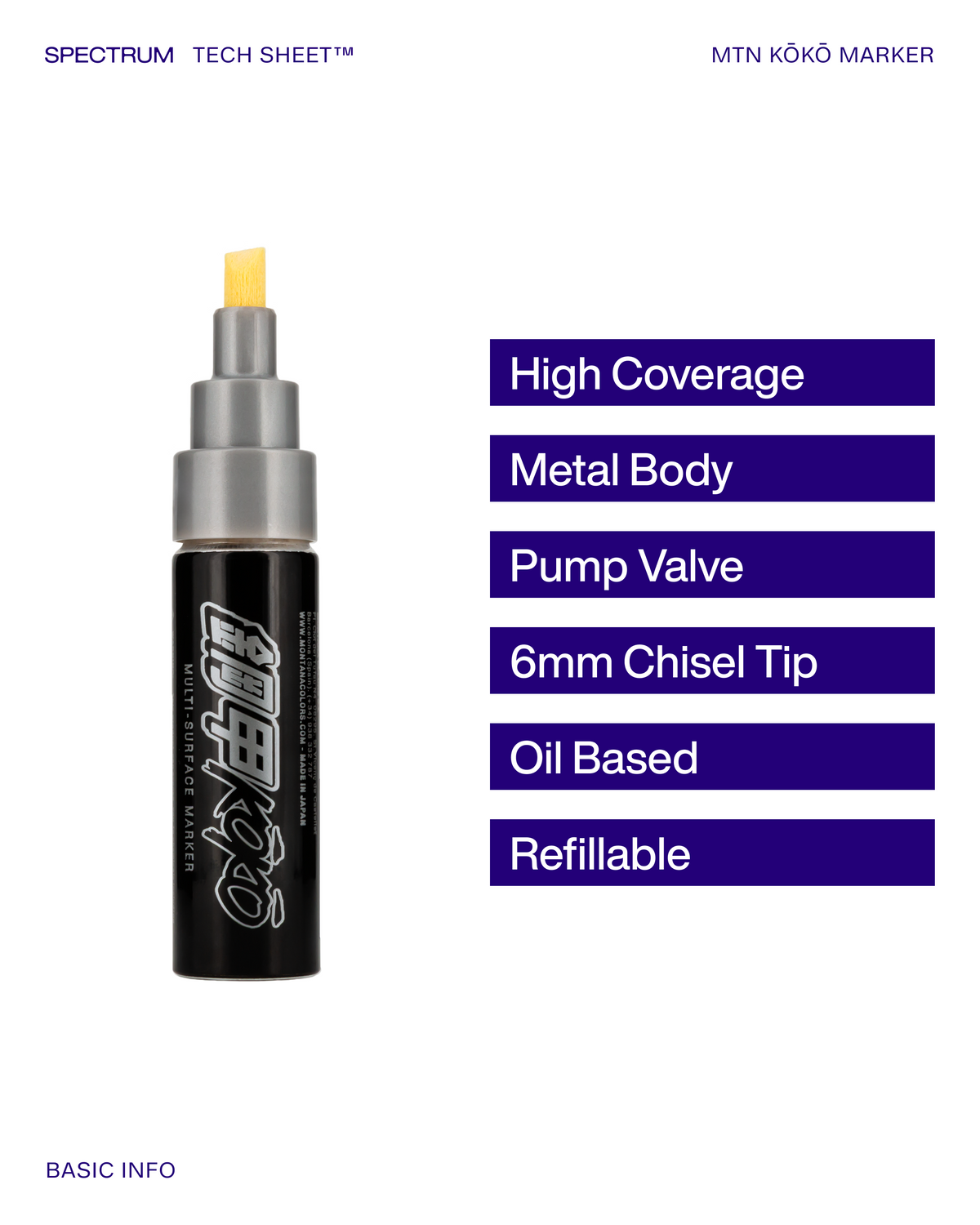 Montana Koko Marker Silver