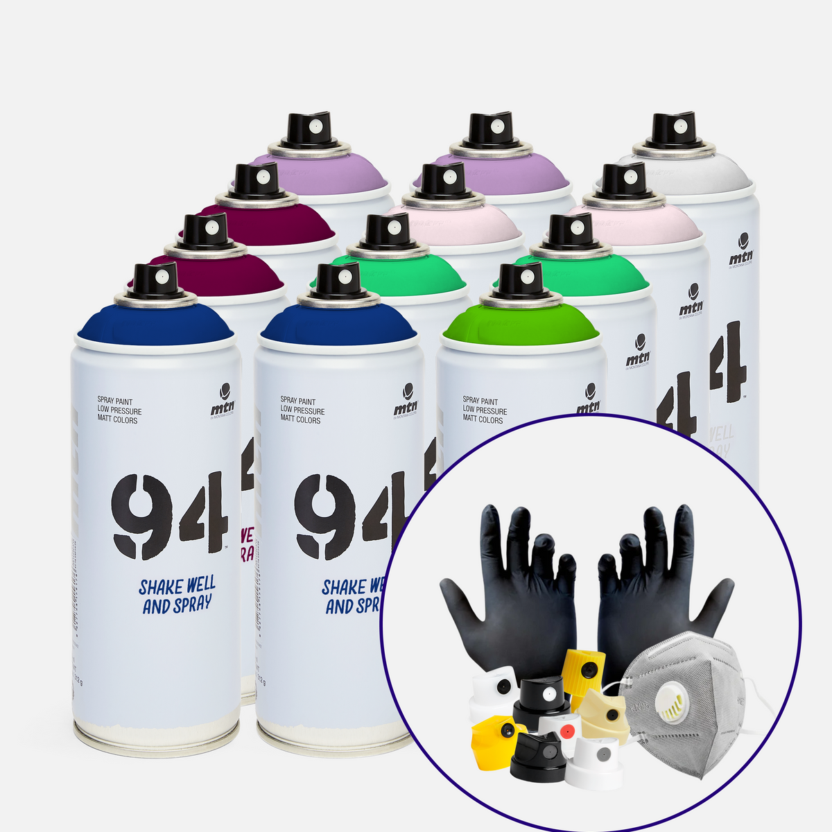 Montana MTN 94 Candy Twist 12-Pack. Graffiti Starter Kit.