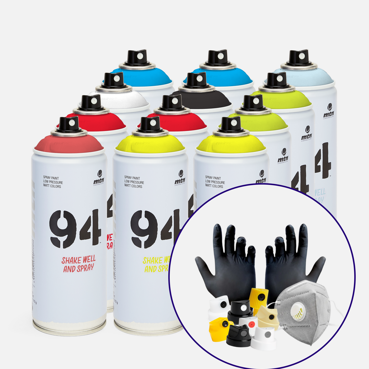 Montana MTN 94 Pop Clash 12-Pack. Graffiti Starter Kit.