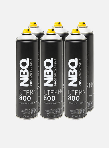NBQ Eternal 600 ml White 6 Pack. (Spray NBQ)