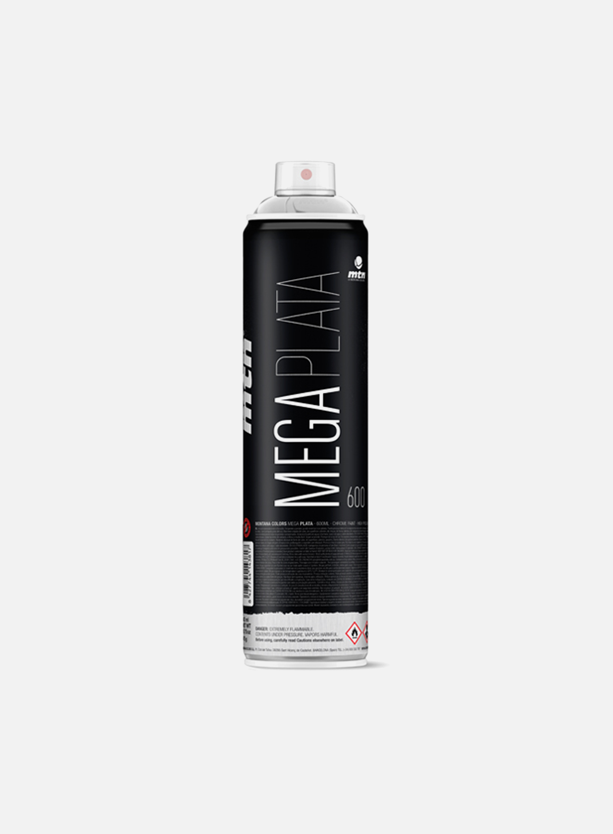 Montana Mega 600 ml Chrome Silver