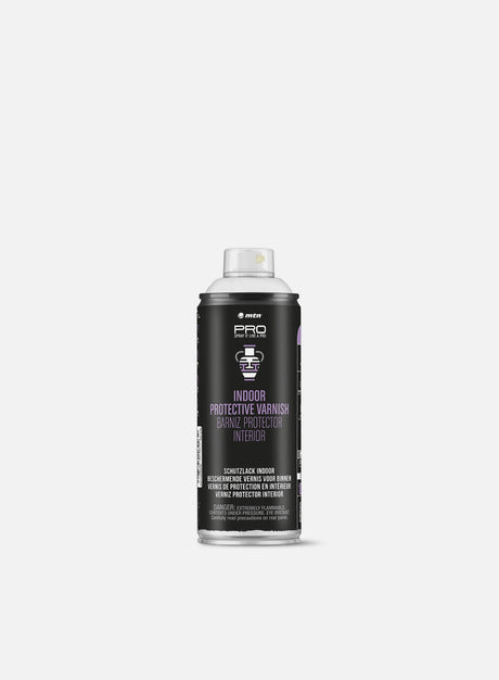 Montana PRO Indoor Protective Varnish 400 ml. (400 ml Graffiti Spray Cans)