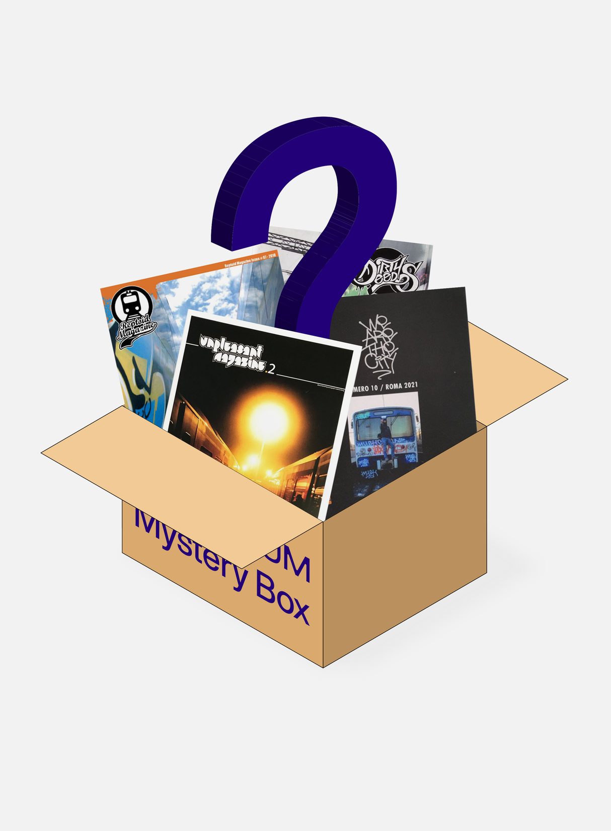 Magazine Mystery Box 10 pcs #Eastern Europe