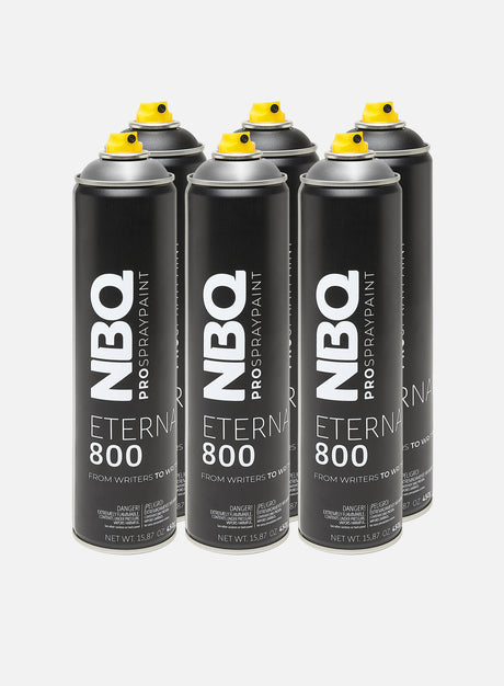 NBQ Eternal 600 ml Bombing 6 Pack. (Spray NBQ)