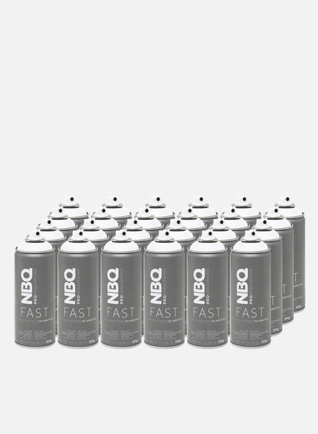 NBQ Fast 400 ml White 24 Pack. (Spray NBQ)