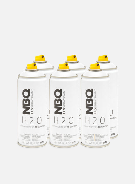 NBQ H2O 400 ml White 6 Pack. (Spray NBQ)