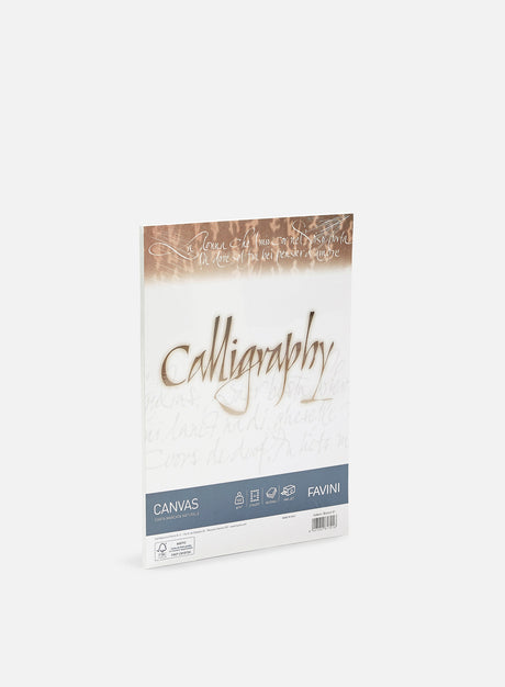 Favini Canvas Calligraphy A4 100 gr. (Favini 4 Cartangoli 24x33 220 gr)