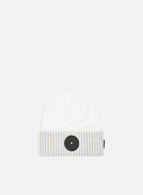 Mr Serious New York Fat Beanie, White/Black. (Mr Serious)