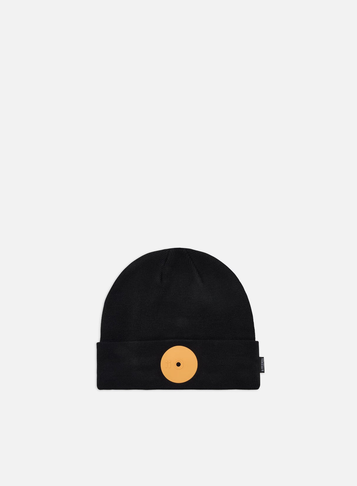 Mr Serious Orange Medium Fat Beanie, Black/Orange