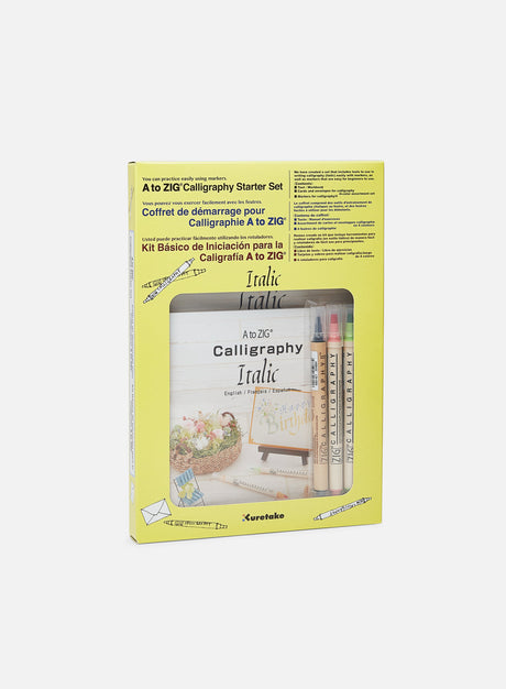 Zig A to Zig Calligraphy Starter Set Italic. (Zig)
