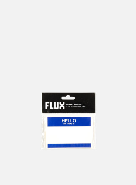 Flux Eggshell Hello My Name Is Stickers 50 pcs. (Accessori Graffiti)