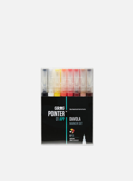 Grog Pointer 01 APP Diavola Set 8 pz. (Fineliner)