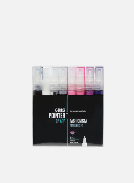 Grog Pointer 04 APP Fashionista Set 8 pz. (Set Marker Graffiti)