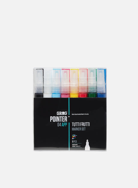 Grog Pointer 04 APP Tutti Frutti Set 8 pz. (Set Marker Graffiti)