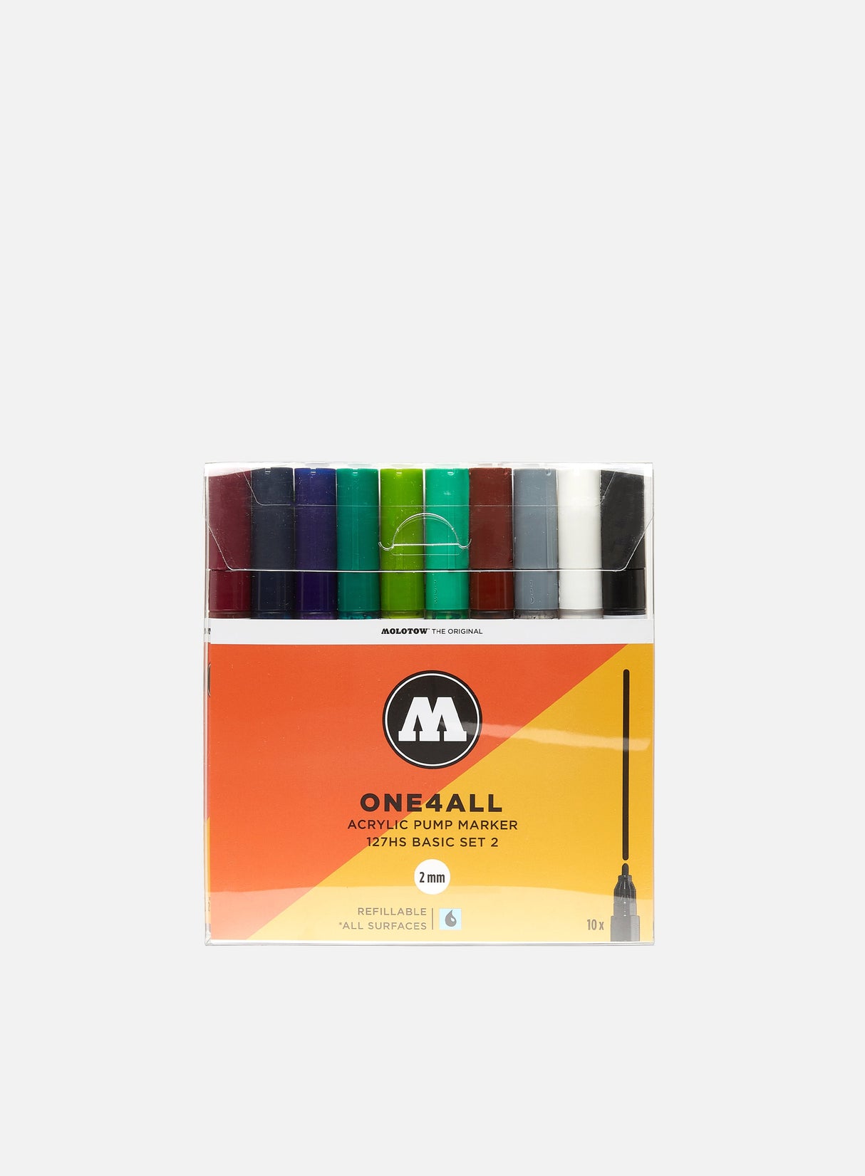 Molotow ONE4ALL 127 HS Basic Set II 10 pcs