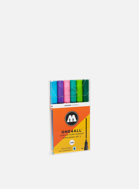 Molotow ONE4ALL 127 HS Basic Set II 6 pz. (Molotow One4All)