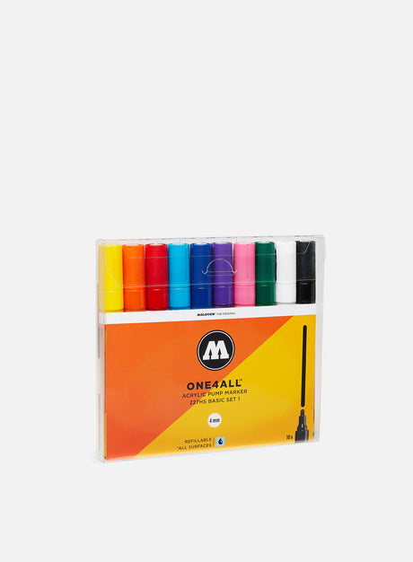 Molotow ONE4ALL 227 HS Basic Set I 10 pz. (Marker Graffiti in Offerta. Sconto 50% su Tutto)