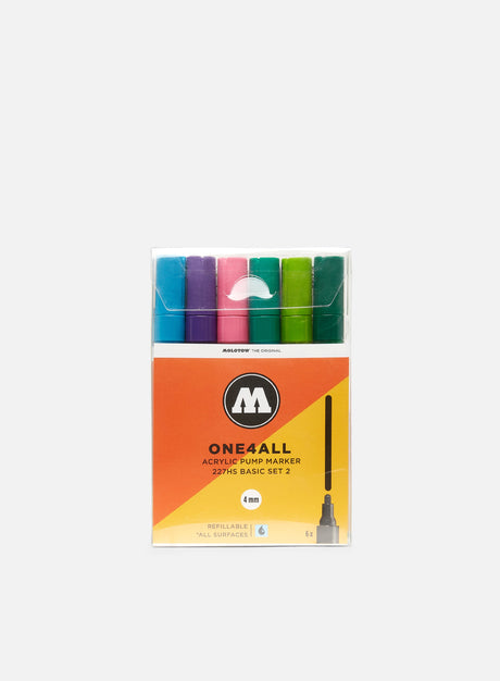 Molotow ONE4ALL 227 HS Basic Set II 6 pz. (Molotow One4All)