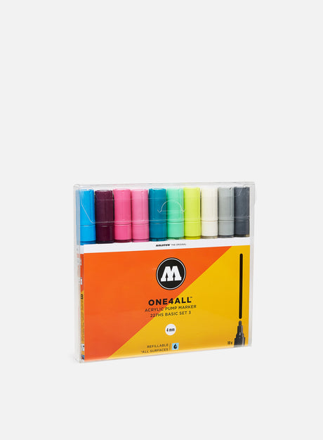 Molotow ONE4ALL 227 HS Basic Set III 10 pz. (Molotow One4All)