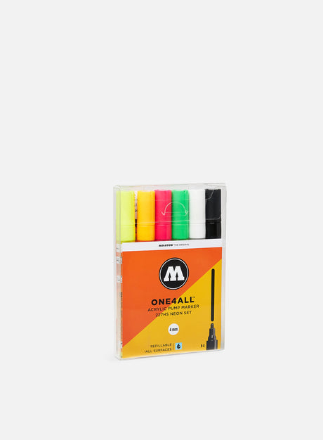 Molotow ONE4ALL 227 HS Neon Set 6 pz. (Molotow One4All)