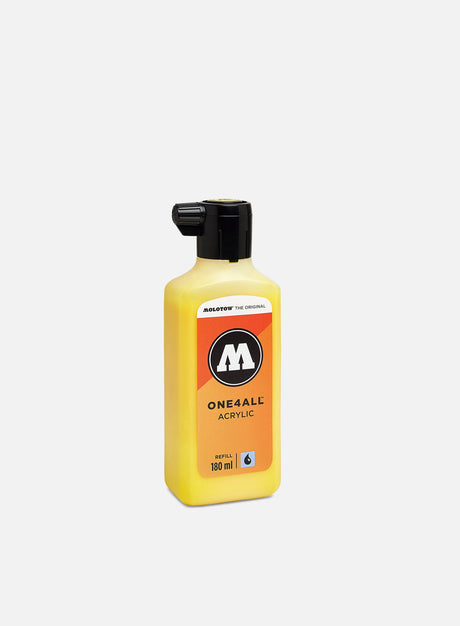 Molotow ONE4ALL 180 ml. (Molotow Coversall 3 Bitumen Black Gloss 600 ml 6 Pack)