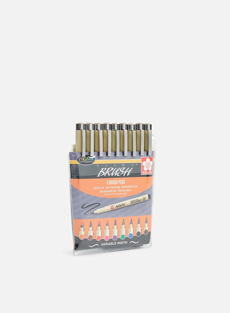 Sakura Pigma Brush Set 9 pz. (Sakura)