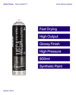 Montana Mega 600 ml Chrome Silver