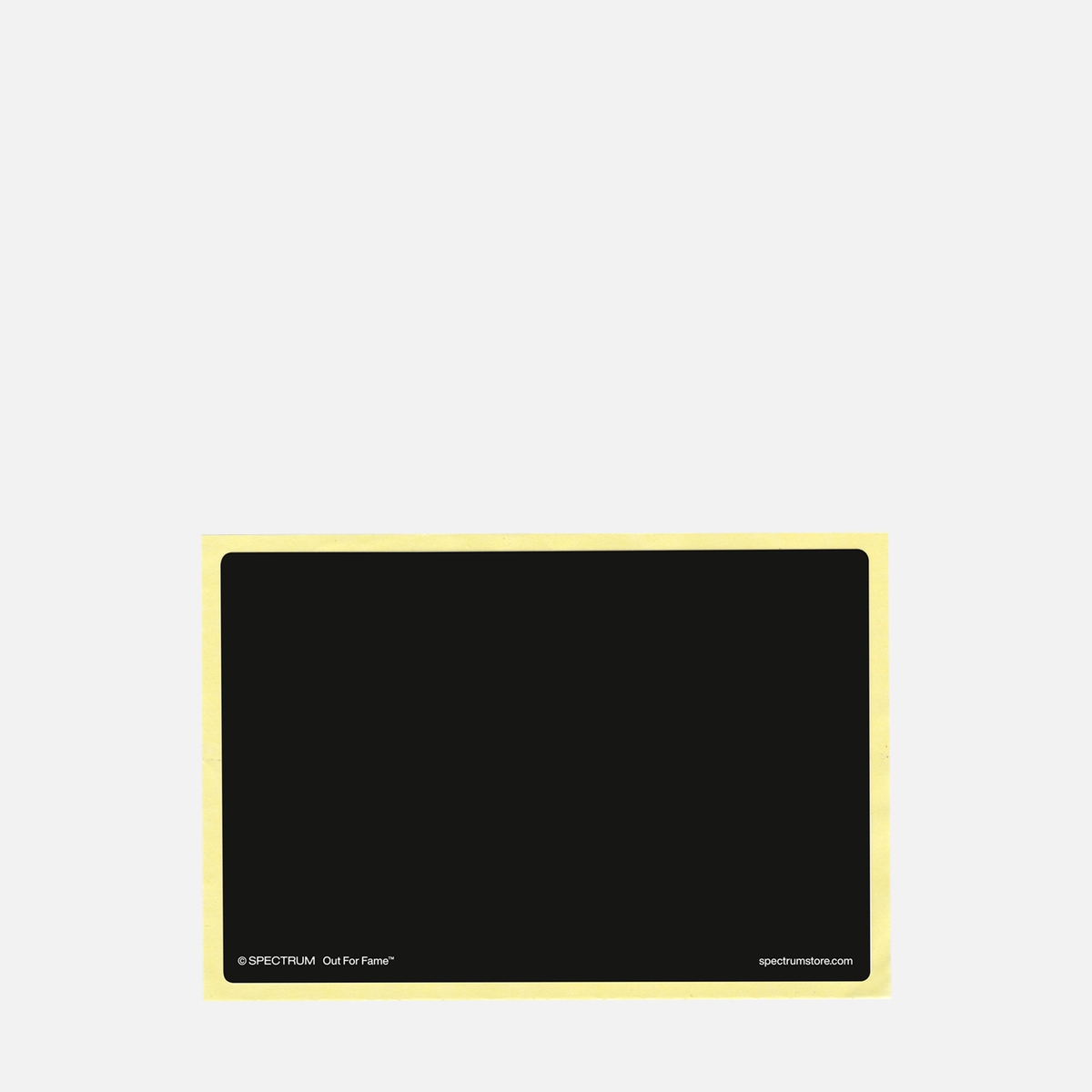 Spectrum Logo Sticker Spectrum Solid Black Stickers 100 pcs