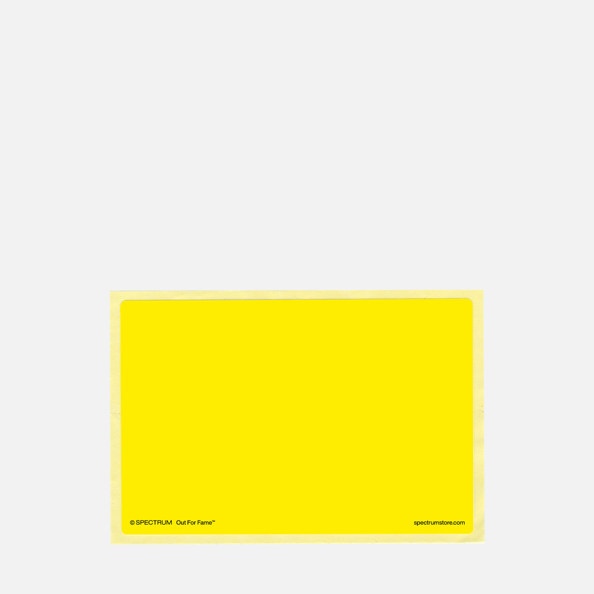 Spectrum Color Sticker Spectrum Solid Yellow Stickers 100 pcs