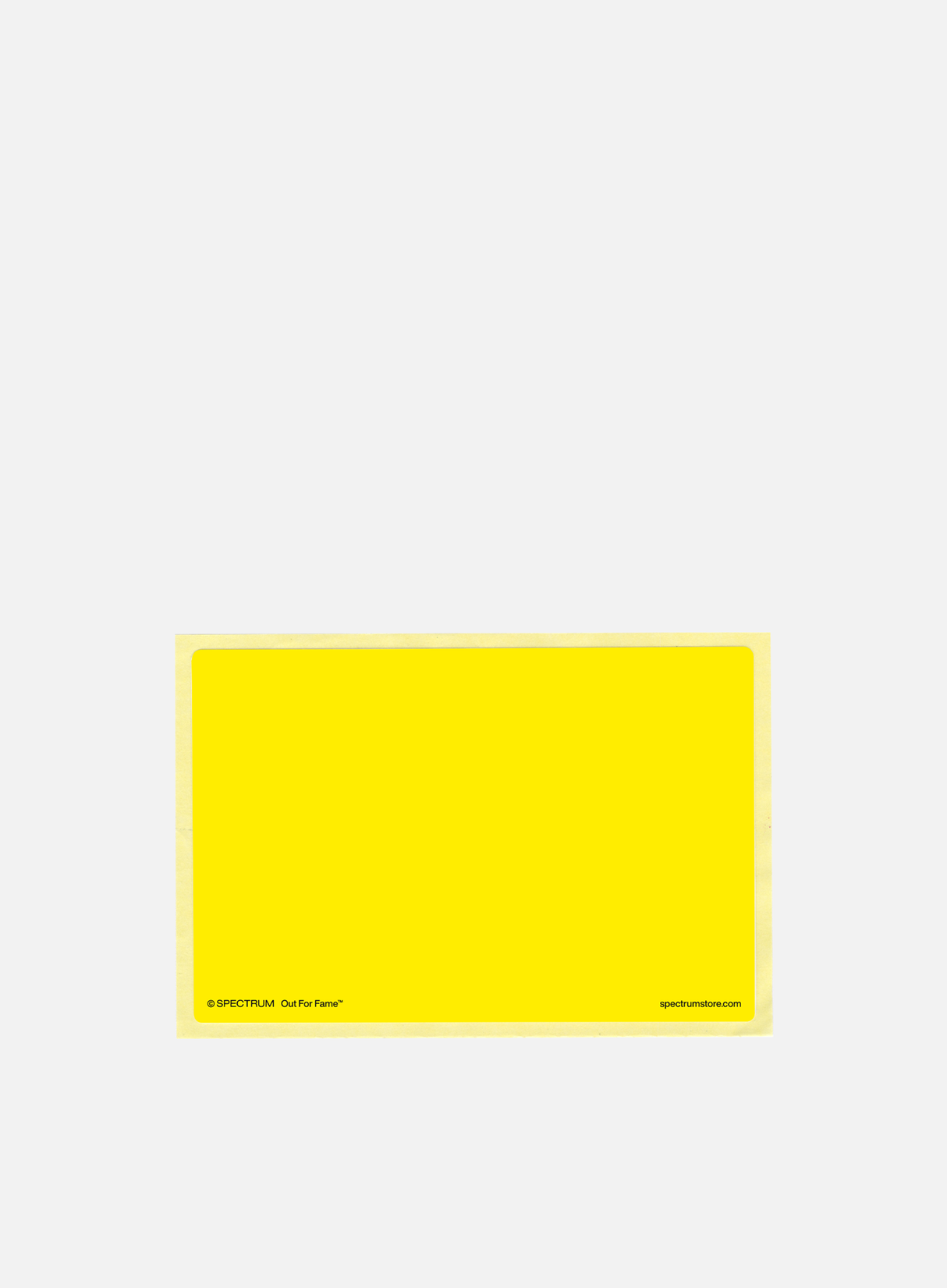 Spectrum Solid Yellow Stickers 100 pcs