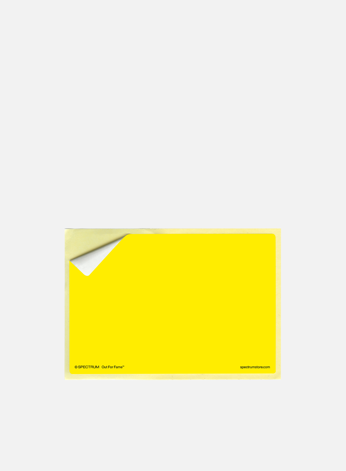 Spectrum Solid Yellow Stickers 100 pcs