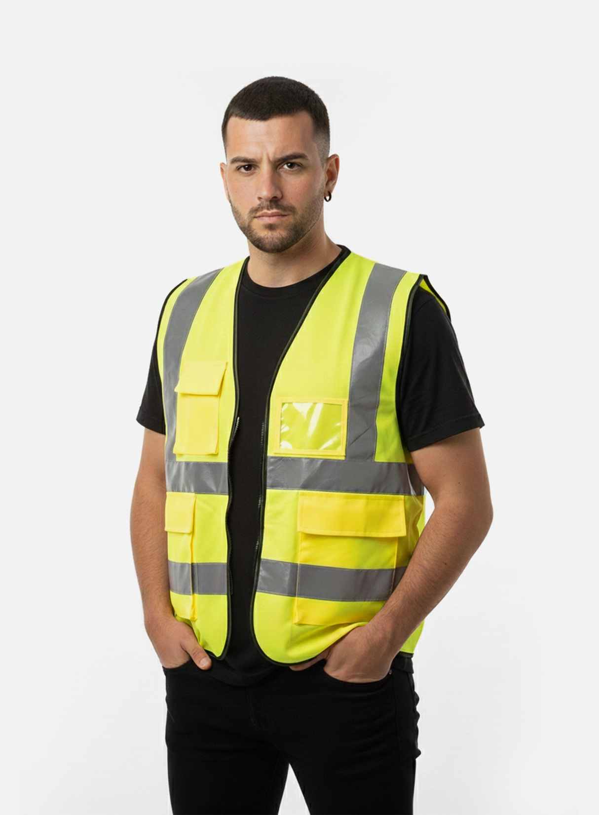 Spectrum Hi-InVisibility Vest, Hazard Yellow