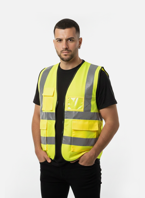 Spectrum Hi-InVisibility Vest, Hazard Yellow