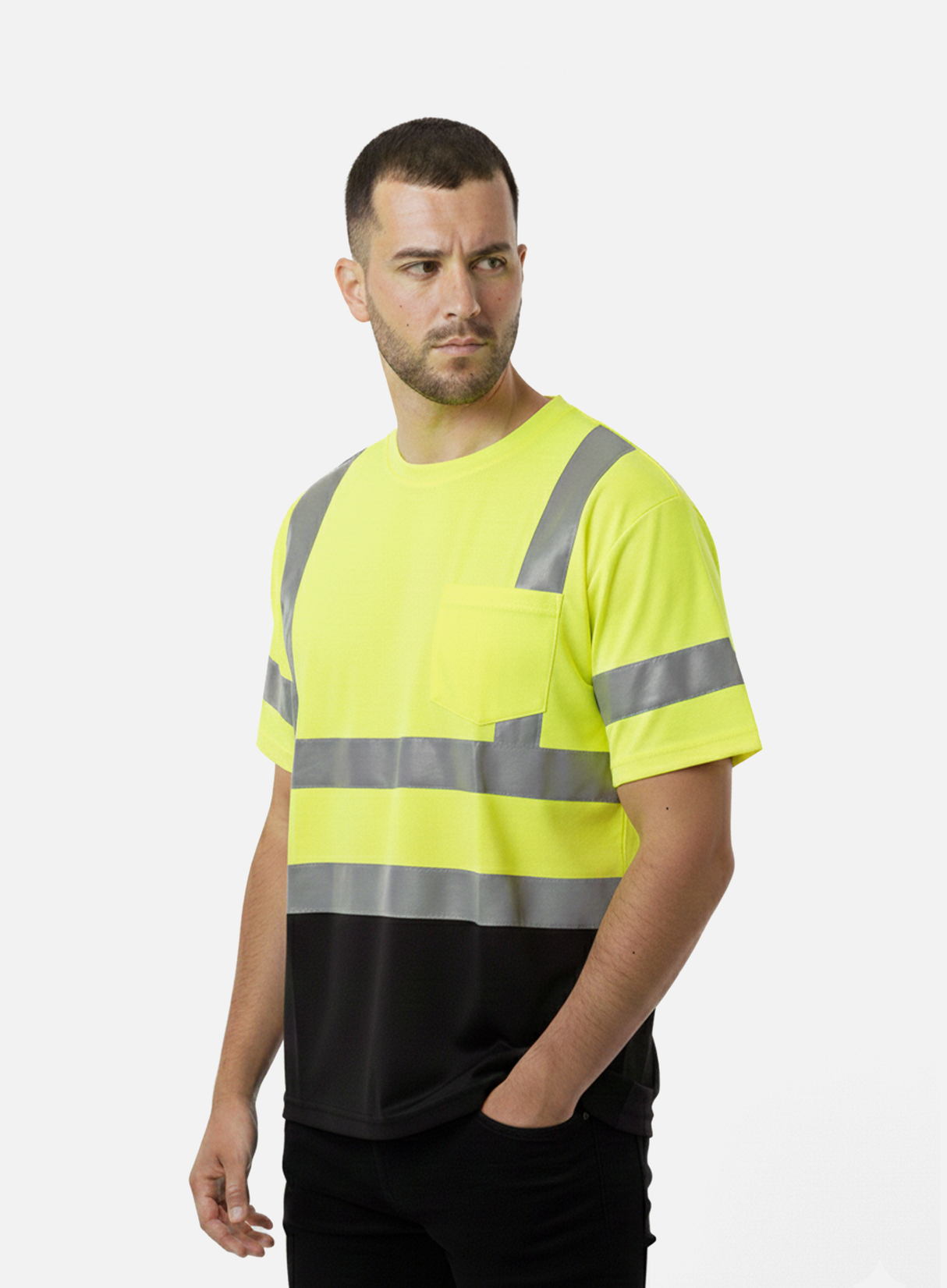 Spectrum Hi-InVisibility Tee, Hazard Yellow