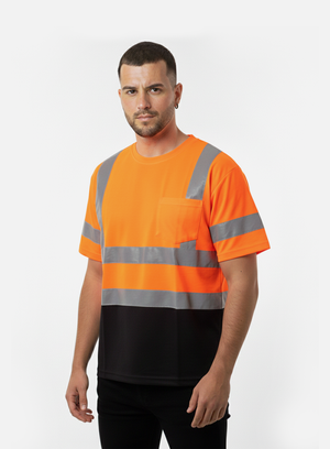 Spectrum Hi-InVisibility Tee, Hazard Orange