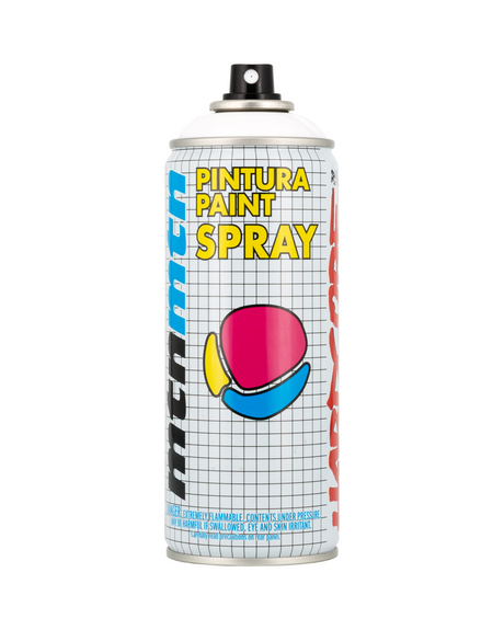 Montana MTN Hardcore Ltd Ed 30th Anniversary, Divinity White. (High Pressure Spray Paint for Graffiti Bombing)