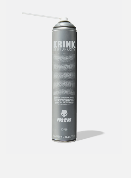 Krink K-750 Silver Limited Edition. (Bombolette Spray ad Alta Pressione per il Graffiti Bombing)
