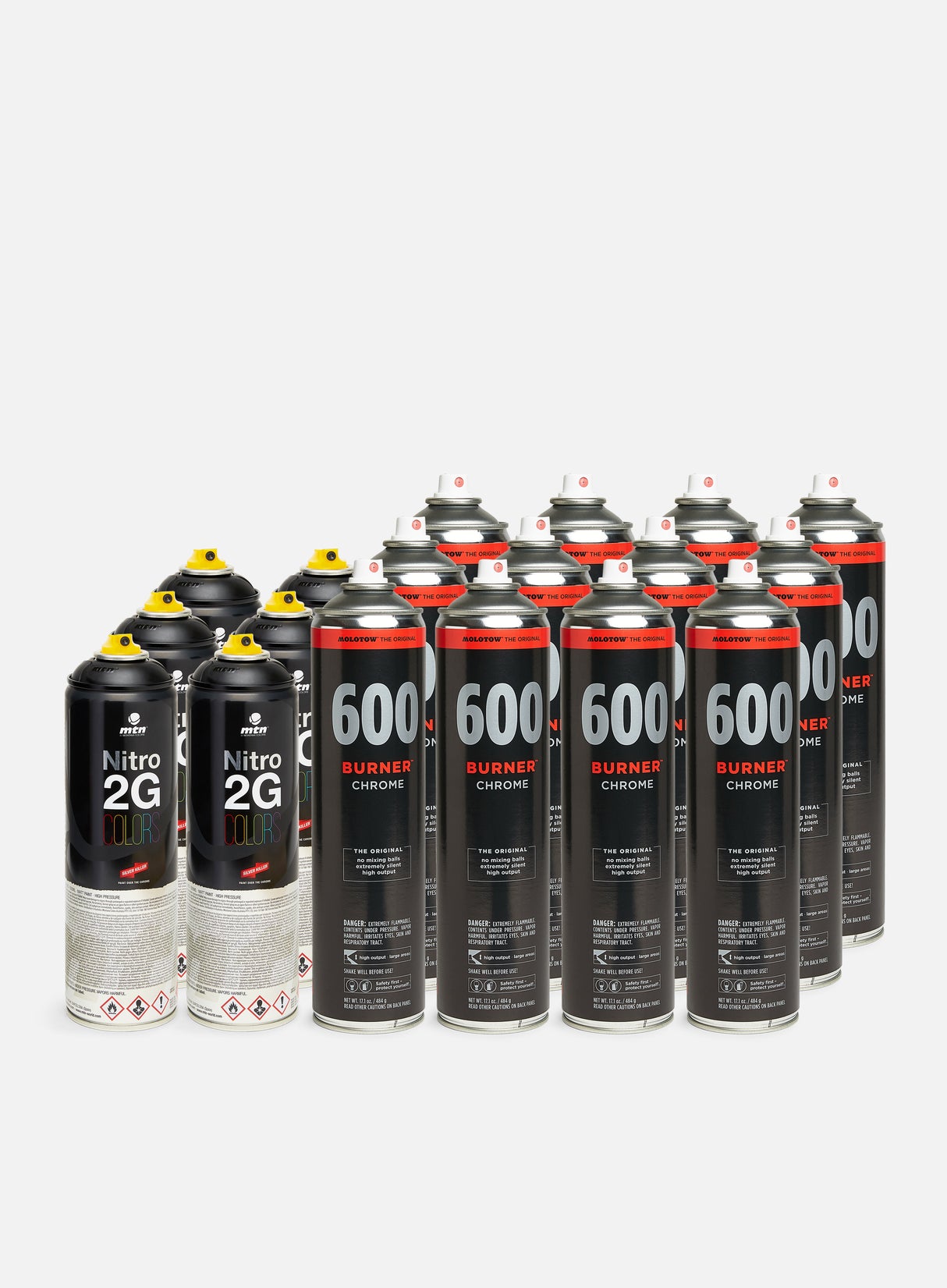 Molotow Burner 600 ml Bombing 18 Pack