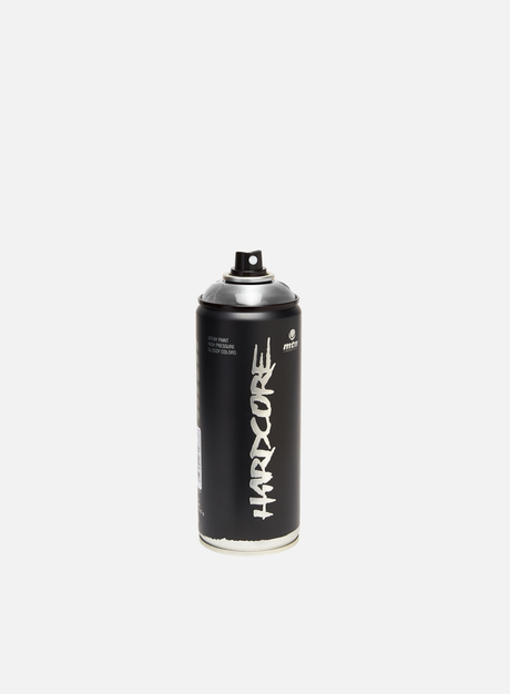 Montana Hardcore 400 ml Chrome Silver. (Montana MTN Hardcore. High-Pressure Spray Cans For Graffiti)