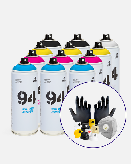 Montana MTN 94 CMYK 12-Pack. (Graffiti Black Friday. Spray &amp; Marker a Prezzi Pazzi.)