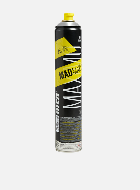 Montana Mad Maxxx 750 ml Chrome Silver. (Spray Graffiti da 750 ml: copertura veloce e duratura per grandi superfici)