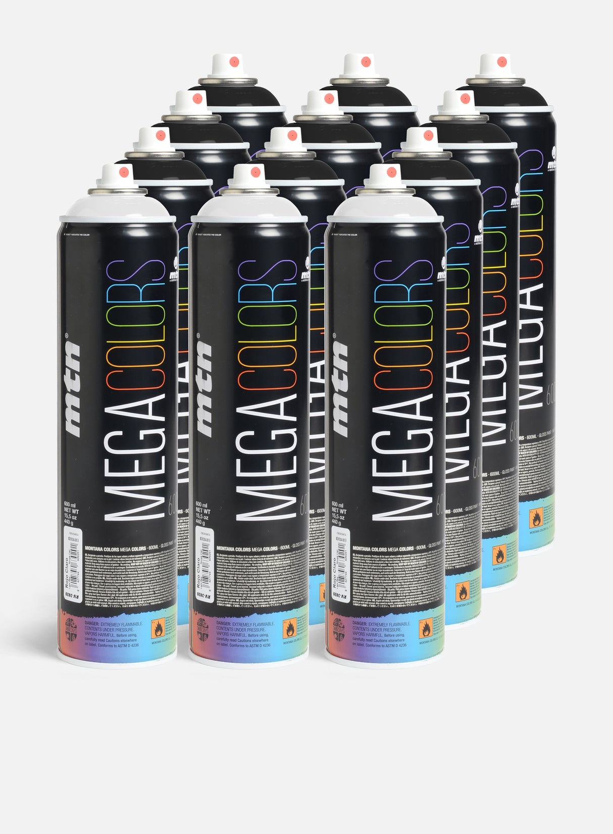 Montana Mega 600 ml Black & White 12 Pack