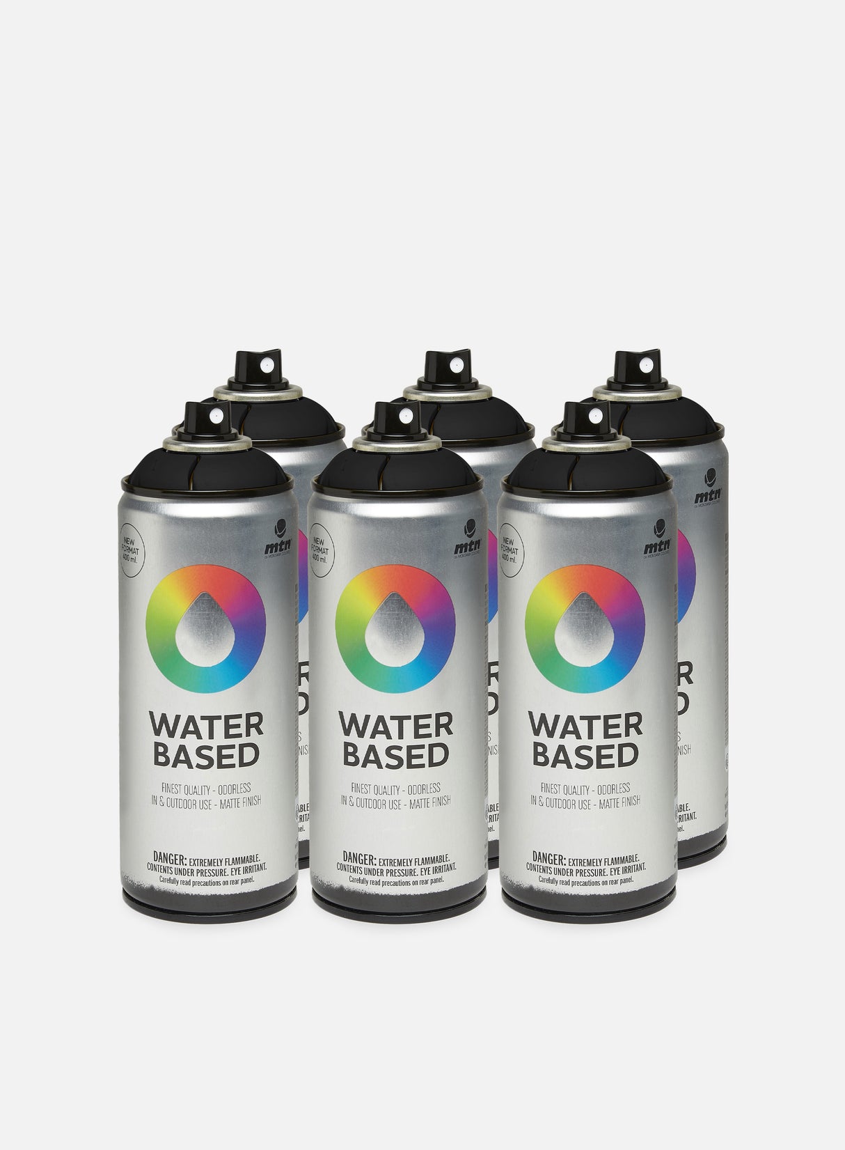 Montana Water Based 400 ml Black 6 Pack